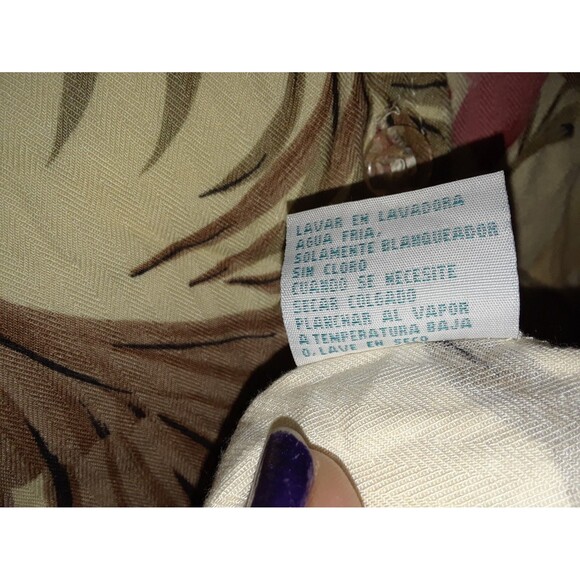 Bahama Beach Floral Dress Size L Sleeveless Midi Maxi Pockets Hawaiian Resort - Picture 10 of 10